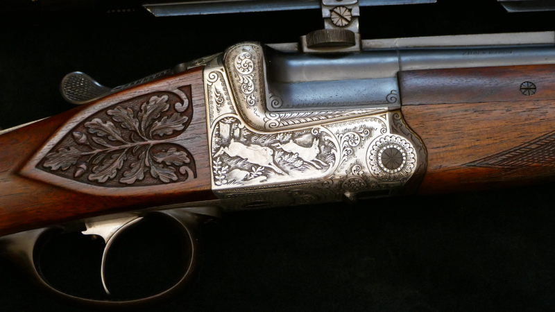 Krieghoff BBF Mod. Einschloß, Kal. 5,6x52R u. 16/76 mit ZF, unbedingt anschaun!! – Bild 3
