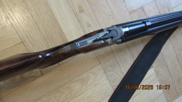 Exclusiver Blaser D99 Duo Luxus Doppelbüchsdrilling, Kal. 7x65R, 5,6x50R Mag, 20/76 – nuotrauka 6