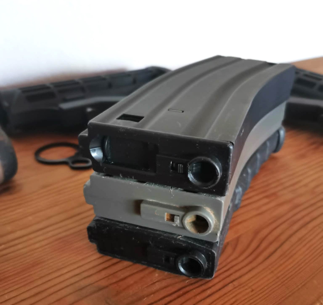 Airsoft Konvolut M4 M16 Buttstock Magazine – immagine 4