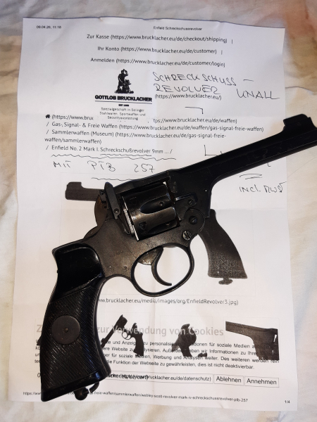 Schreckschussrevolver Enfield N° 2 MK1 – Bild 6