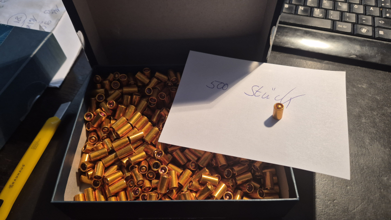 .32 S&W 500 Stück WC HB .314 100 Grain Haendler&Natermann – Bild 2