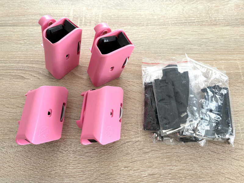 4x DAA Racer Magazinhalter Rosa / Pink – Bild 2