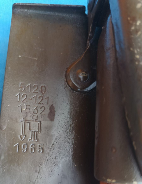 Original BW Bundeswehr Feldspaten von 1965 mit Tragetasche – Bild 3