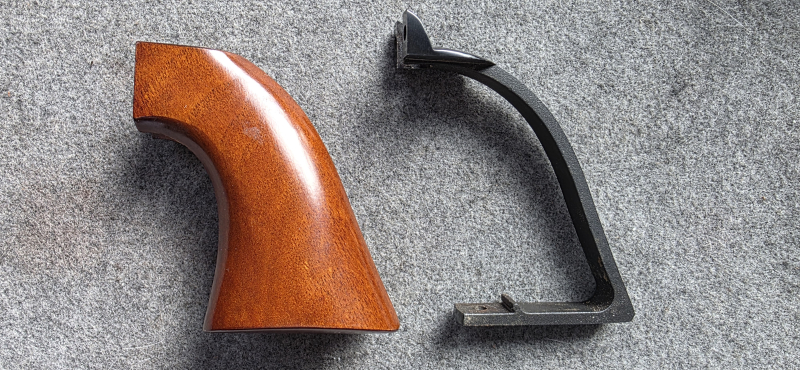 Original Uberti SAA Griffrahmen mit Griffschalen – Neuwertig – bilde 4