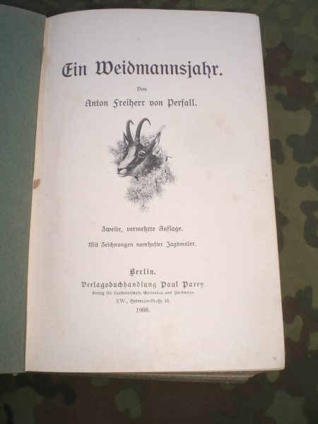 Antiquarisches Buch: Ein Weidmannsjahr von 1908 – bilde 2
