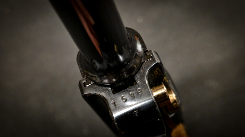 Mauser P08 Luger byf 41 1941 | Werksüberarbeitung Mauser Oberndorf 1998 | Hochglanzbrünierung – Bild 5