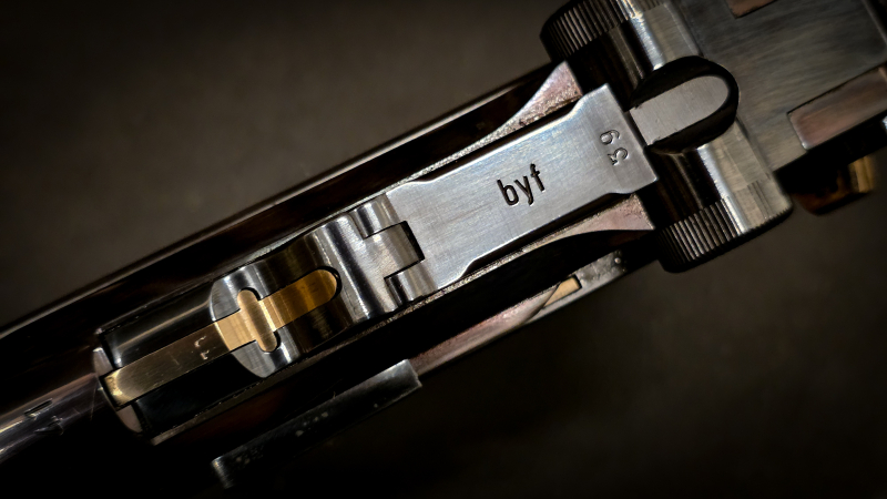 Mauser P08 Luger byf 41 1941 | Werksüberarbeitung Mauser Oberndorf 1998 | Hochglanzbrünierung – Bild 4