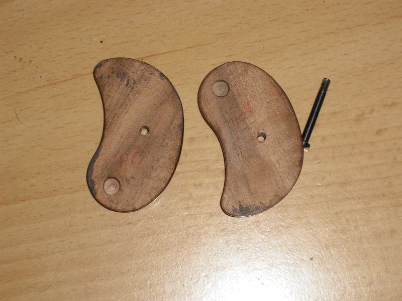 Noris Derringer Twi Nine oder Twinny Holzgriff-Schalen – nuotrauka 2