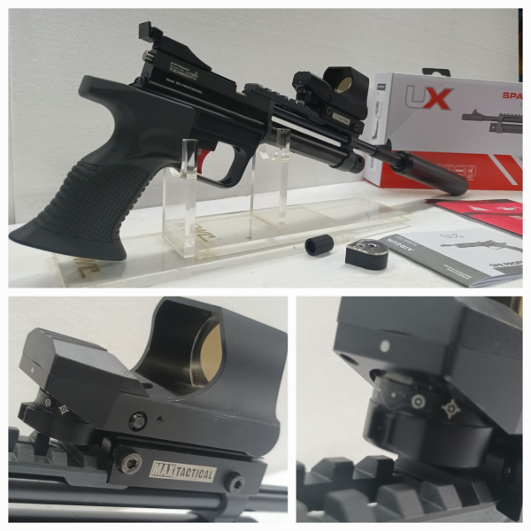 Luftpistole UX SPA __ NEU __ Kal. 5,5mm __ LP + Schalldämpfer + RedDot im SET – Bild 3