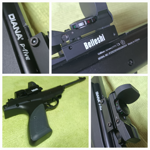 >!< ******** LUFTPISTOLE ******** DIANA + RedDot + ******** Kal. 4,5mm ******* >!< – imaginea 2