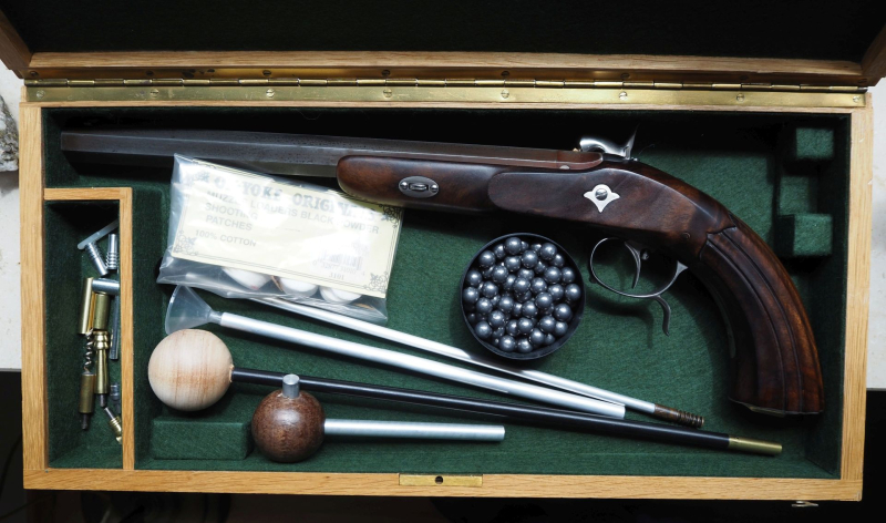 Pedersoli ‚MANG IN GRAZ‘ Kal. .38 mit Zubehör – imaginea 5