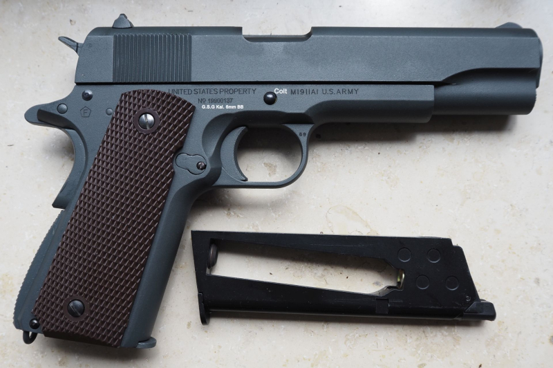 COLT M1911 A1 (parkerized) - CO2 6mmBB (VFC – nuotrauka 2