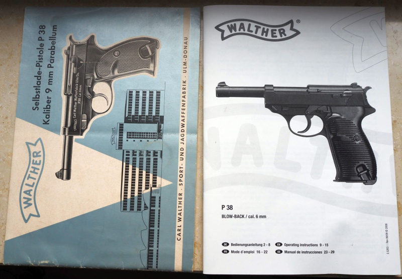 Walther P38 (Maruzen) 6mm GBB Airsoft – billede 4