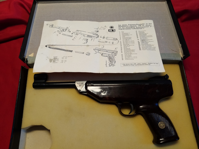 Weihrauch HW 70 Luftpistole im cal.4,5mm **Schöne Pistole** – immagine 4