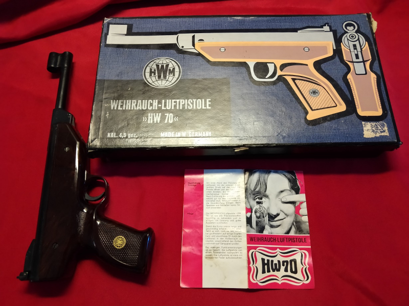 Weihrauch HW 70 Luftpistole im cal.4,5mm **Schöne Pistole** – immagine 2