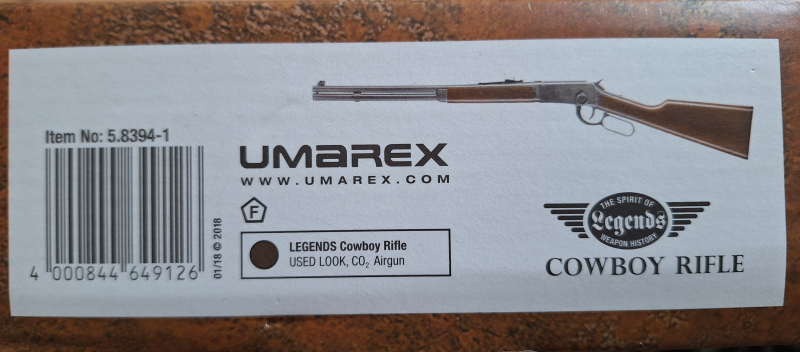 Legends Cowboy Rifle 4,5 mm BB Antikfinish – Bild 4