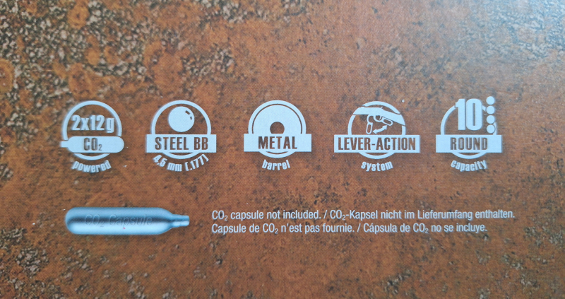 Legends Cowboy Rifle 4,5 mm BB Antikfinish – Bild 5