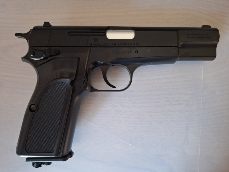 Browning High Power Mark III CO2-Pistole Kal. 4,5 mm BB – Bild 2