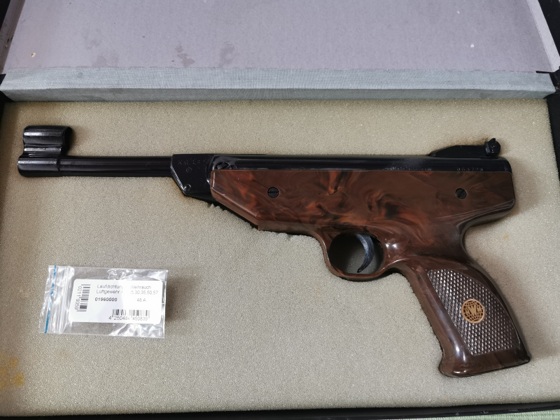 Weihrauch Luftpistole HW70 , neue Dichtung, OVP – Bild 4