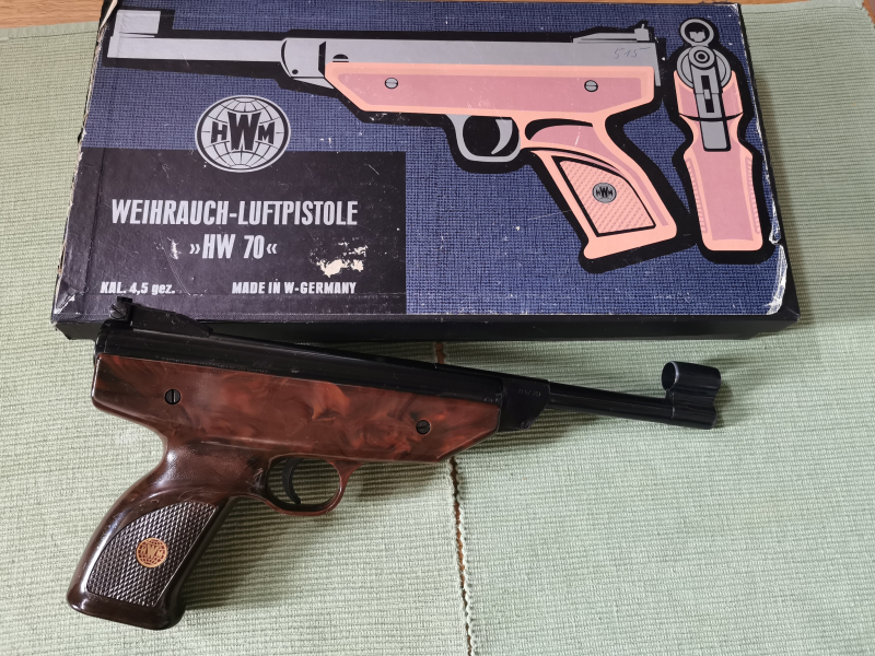 Weihrauch Luftpistole HW70 , neue Dichtung, OVP – Bild 3