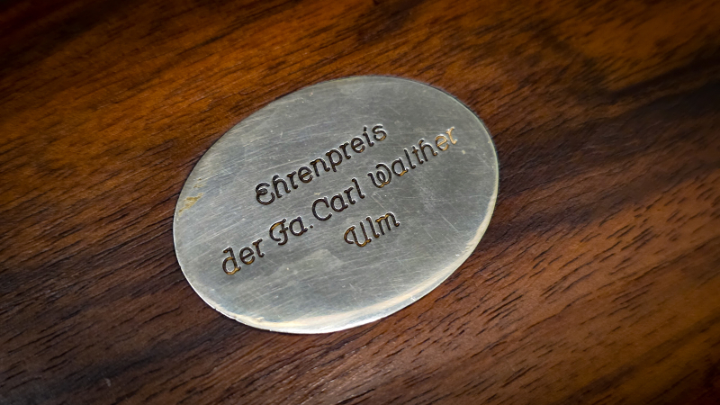 Repetierbüchse Walther KKJ .22 Hornet | Ehrenpreis Carl Walther Ulm | B. Nickel Marburg ZF – Bild 6