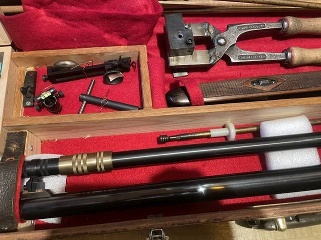 edle RARITÄT: VL Komplett-Set Pedersoli GIBBS .45 mit Malcom 6x ZF, LongRange – Bild 3