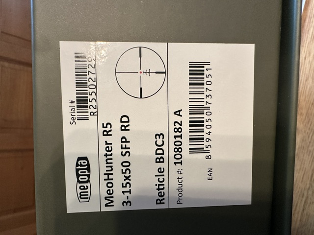 Meopta Meohunter 3-15x50 Absehen BDC-3 mit Weaver-Montage – billede 5