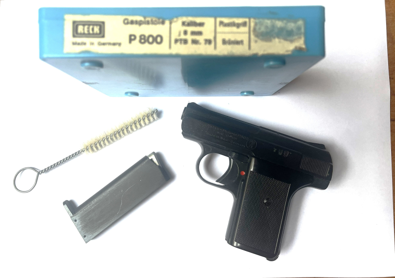 Gas-Alarm-Pistole RECK P 800 - Schmuckstück -nicht PPk – billede 3