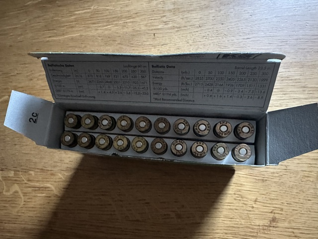 20 Patronen Kal. .308 Win - RWS - KS-Geschoss - 9,7g – Bild 2