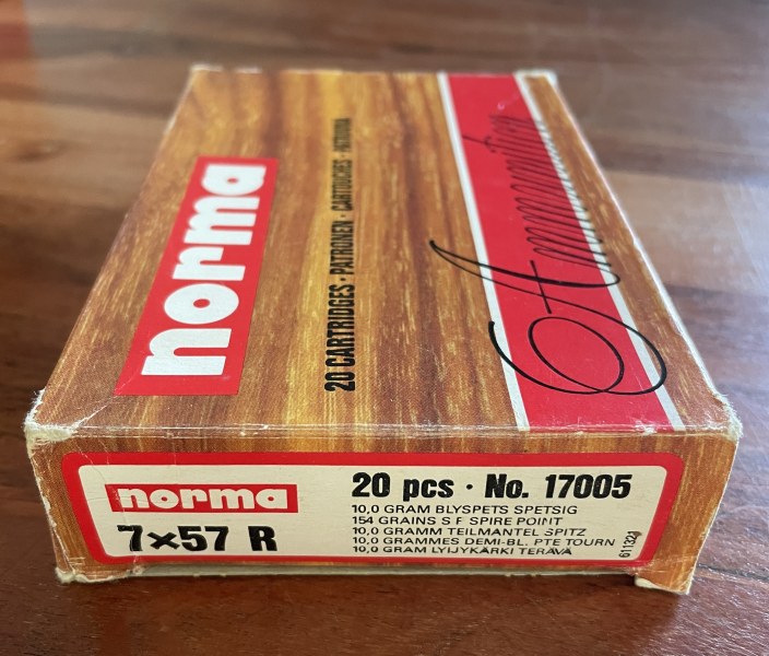 Munition Norma Ammunition 7x57R / 60 Schuss – billede 2