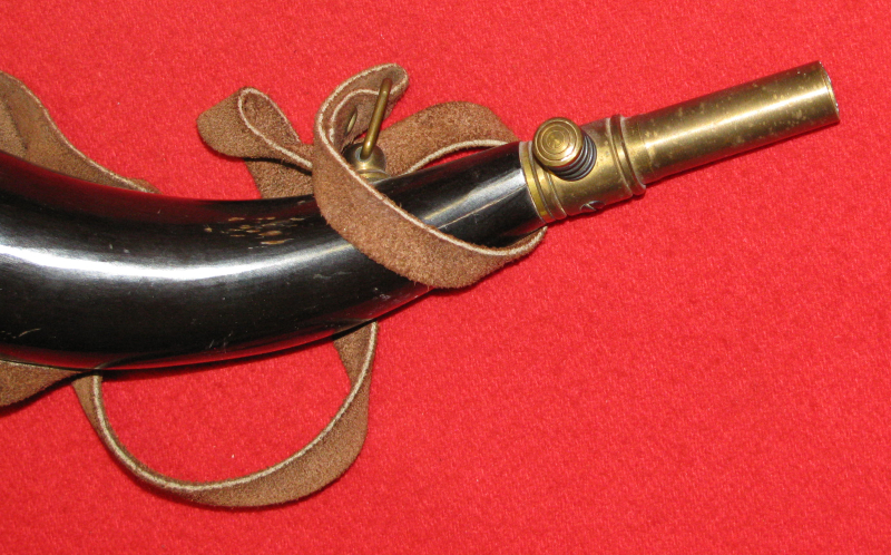 Interessantes Pulverhorn / Pulverflasche / Pulverfüller – billede 3
