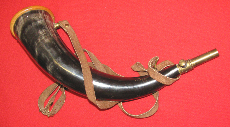 Interessantes Pulverhorn / Pulverflasche / Pulverfüller – billede 2