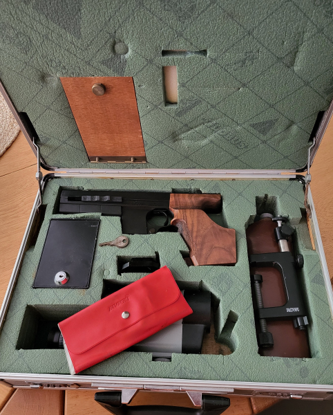 Matchpistole Hämmerli 280 .22lr / Zustand 2+ / Top Zubehör – Bild 6