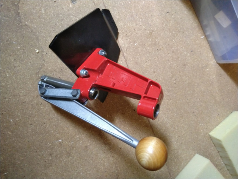 LEE Reloader (alte Version mit Gewinde), mit InlineFabrication Schnellwechselplatte – billede 2