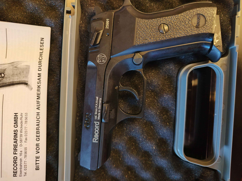 Record COP schwarz 9 mm PAK NEU mit Garantie und Rechnung – imaginea 3