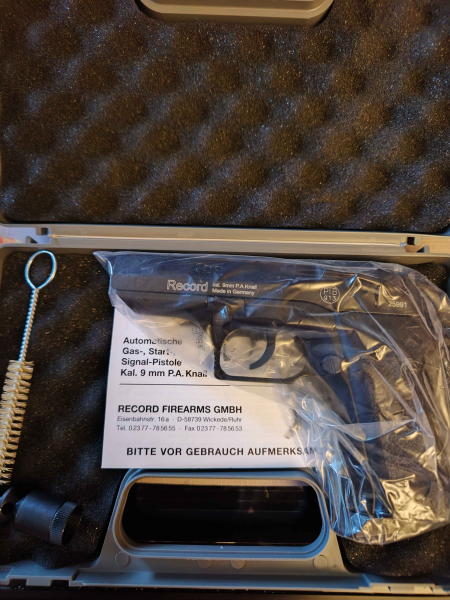Record COP schwarz 9 mm PAK NEU mit Garantie und Rechnung – imaginea 2
