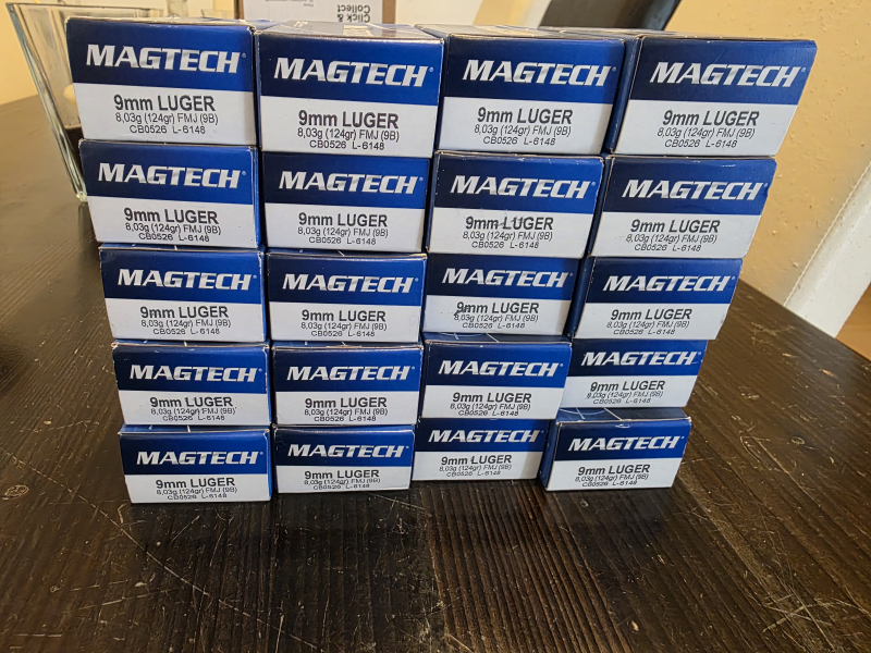 9mm von Magtech 1000 Stück – Bild 2