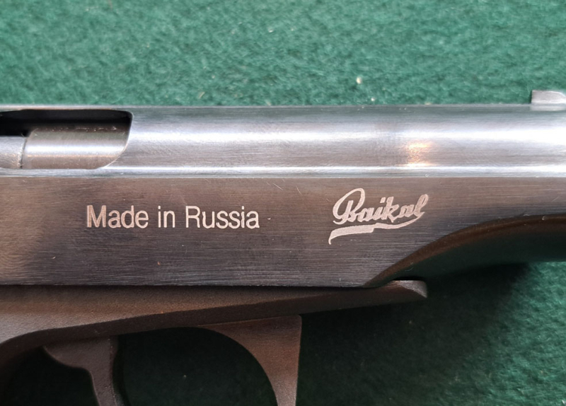 Baikal Makarov CO2 Luftpistole Modell MP-654K , Kaliber 4,5 mm (.177) mit F-Zeichen, 1999, Sammlerw. – Bild 4