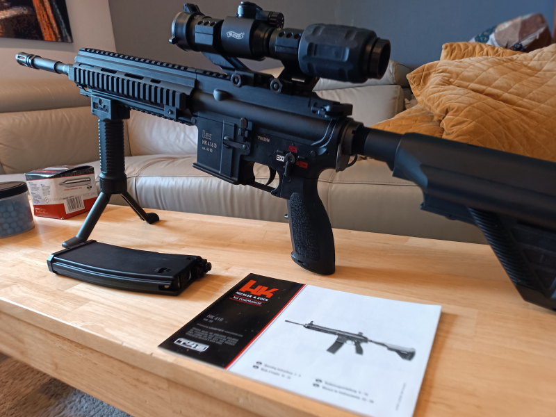 HK 416 D T4E RAM .43 mit Walther EPS3 Sight, Koffer & Zubehör – Bild 2