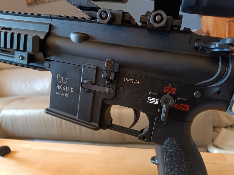 HK 416 D T4E RAM .43 mit Walther EPS3 Sight, Koffer & Zubehör – Bild 3