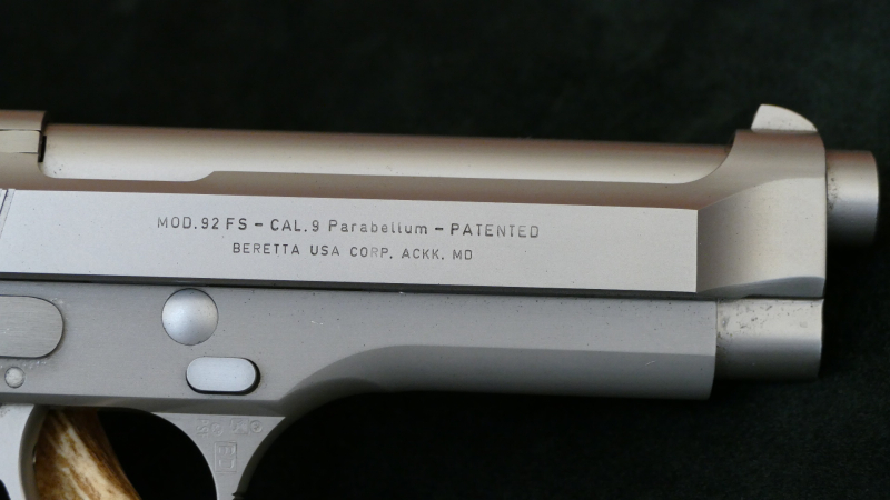 Beretta 92FS Stainless, Kal. 9mmLuger, super Zustand!! – Bild 2