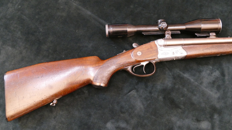 Krieghoff Drilling Trumpf, Kal. 7x65R u. 16/70, super Schußleistung!! – afbeelding 6