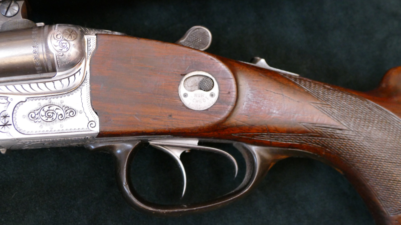 Krieghoff Drilling Trumpf, Kal. 7x65R u. 16/70, super Schußleistung!! – afbeelding 3