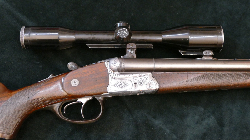 Krieghoff Drilling Trumpf, Kal. 7x65R u. 16/70, super Schußleistung!! – afbeelding 5