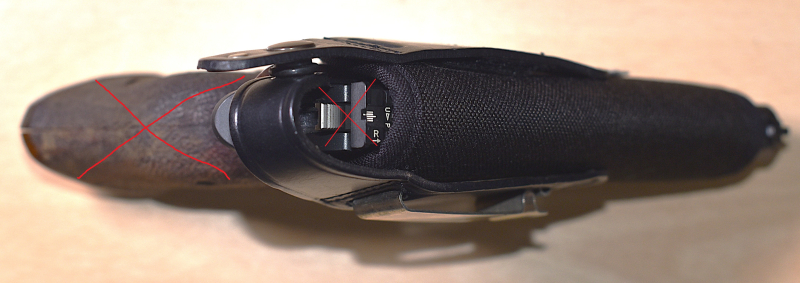 Universal Holster für Pistole – Bild 3
