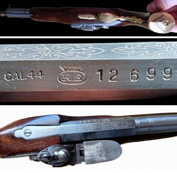 Steinschlosspistole Cal 44 Spanische Produktion Brandner – bilde 2