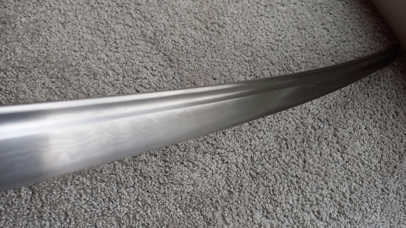 Handgeschmiedetes-Gefaltetes Damaszener Katana KLINGE – Bild 2