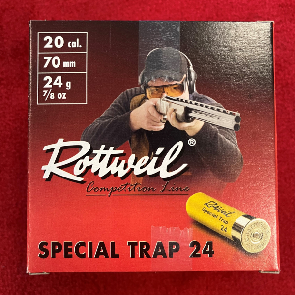 Rottweil Special Trap 24 – Kaliber 20/70 – 24g – 2,4mm - Nr. 7,5 - 250 Schuss - inkl. Versand – billede 1