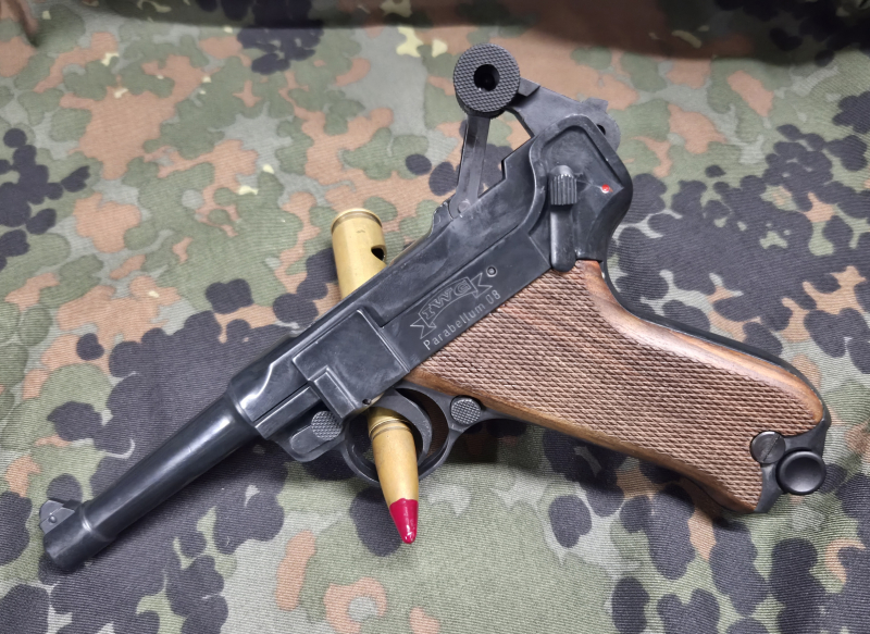 IWG Parabellum 08 / P08 – PTB 700 – Kal. .315 Knall – slika 4
