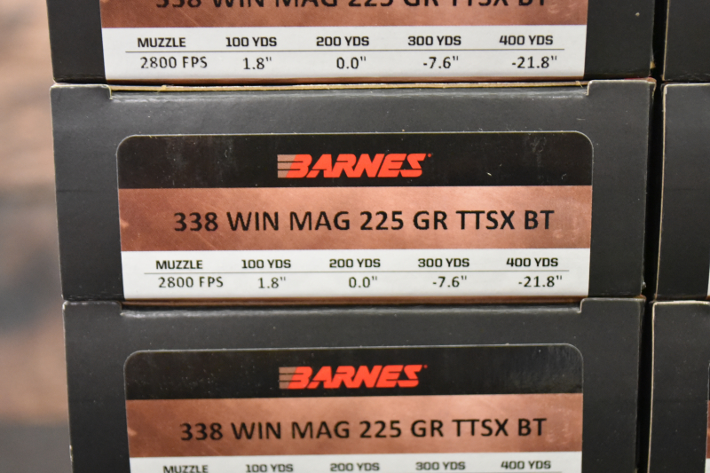 NEU! 200 Schuss Kugelpatronen Barnes Kal. .338WinMag TTSX BT (Bleifrei) – Bild 2